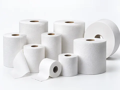Toilet tissue and bathroom rolls
